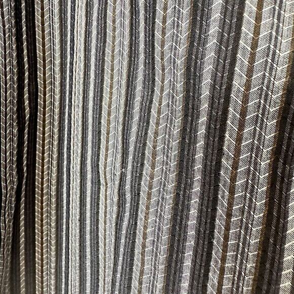 Linea Dome XL Men's Striped Short Sleeve Button-Up Shirt Multicolor Point Collar - Picture 8 of 14